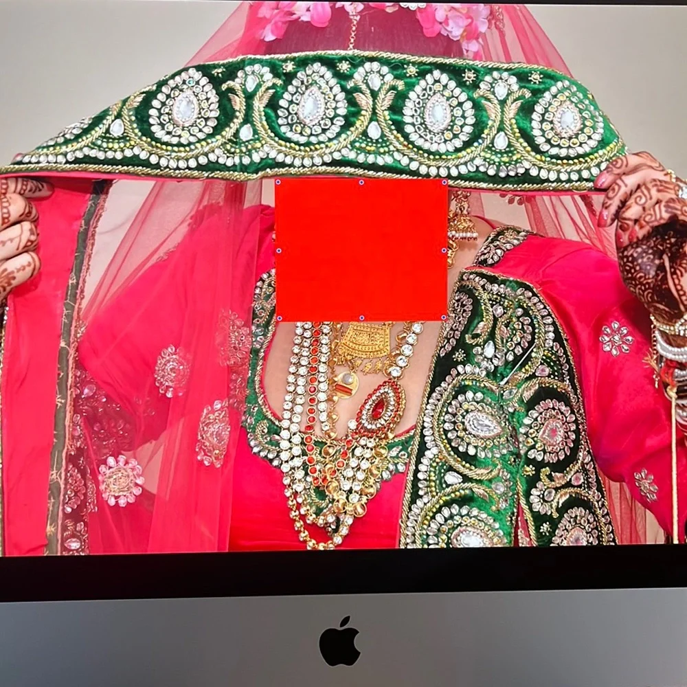 Indian Bridal lehengas, gorgeous & heavily embellished with stones & detail work - Picture 4 of 12